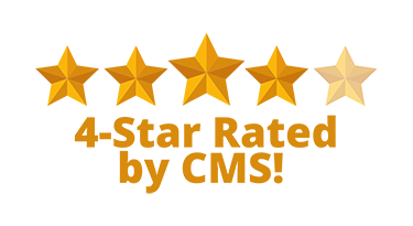 4-Star Rated by CMS logo